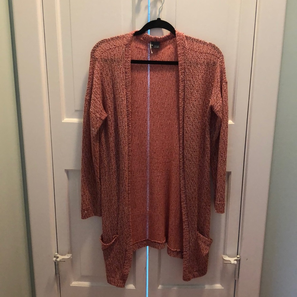 Pink cardigan